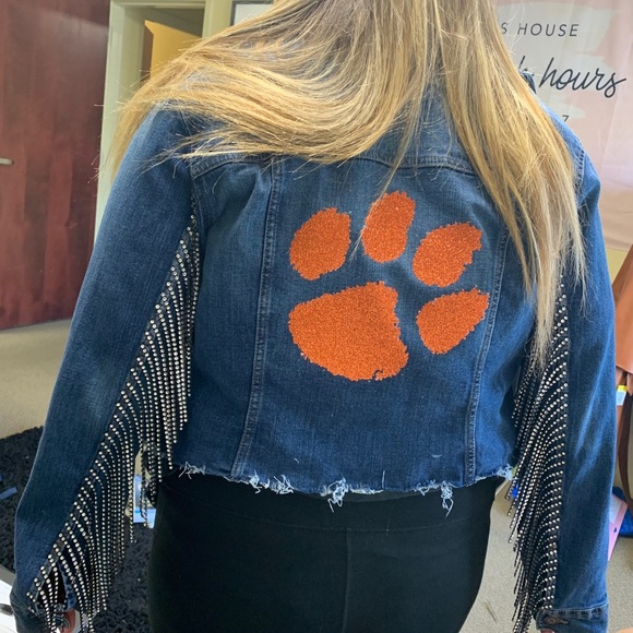 Clemson University Denim Jacket - Picture 7 of 7